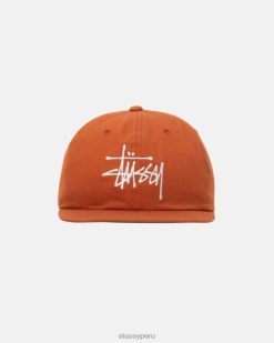 unisexo naranja oscuro gorra básica strapback N6T4D404 STUSSY sombreros
